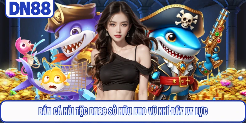 Bắn cá hải tặc DN88 sở hữu kho vũ khí đầy uy lực