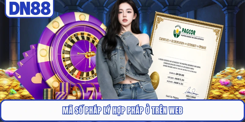 Mã số pháp lý hợp pháp ở trên web